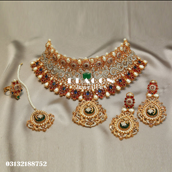 Necklace Set With Earrings Tika Ring