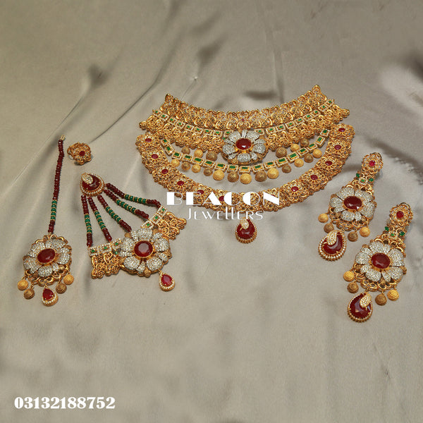 Necklace Set WIth Earrings Tika Jhoomer