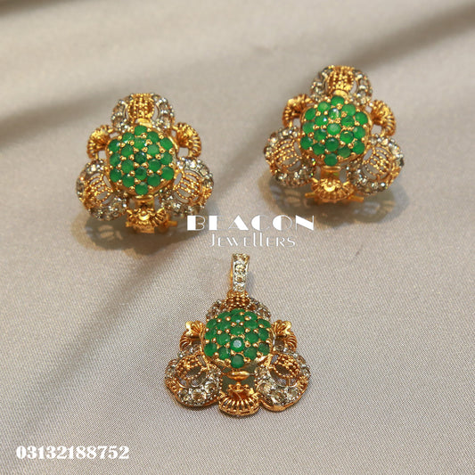 Locket and Earrings 61
