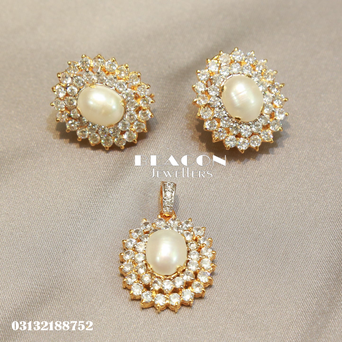 Locket and Earrings 57