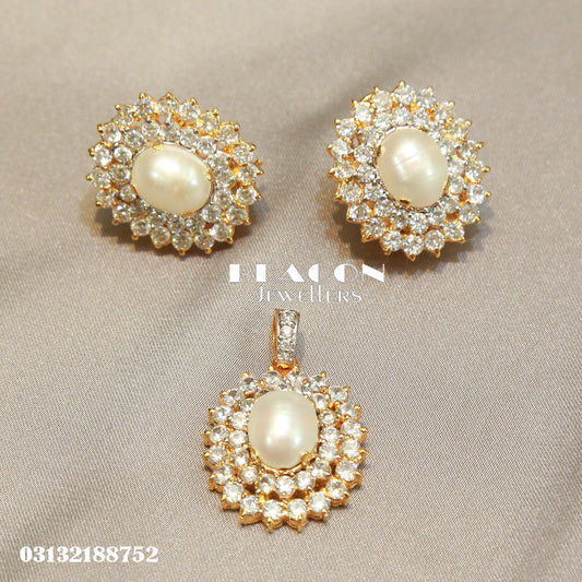 Locket and Earrings 57
