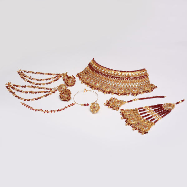 Choker Set With Earrings Tika Ring