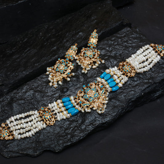 Choker Set With Earrings