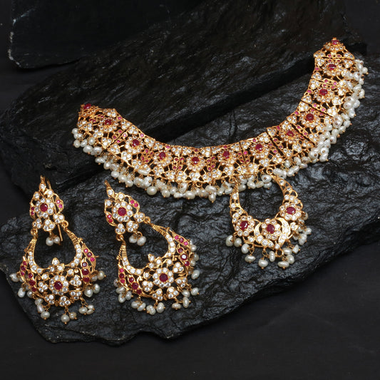 Necklace Set With Earrings