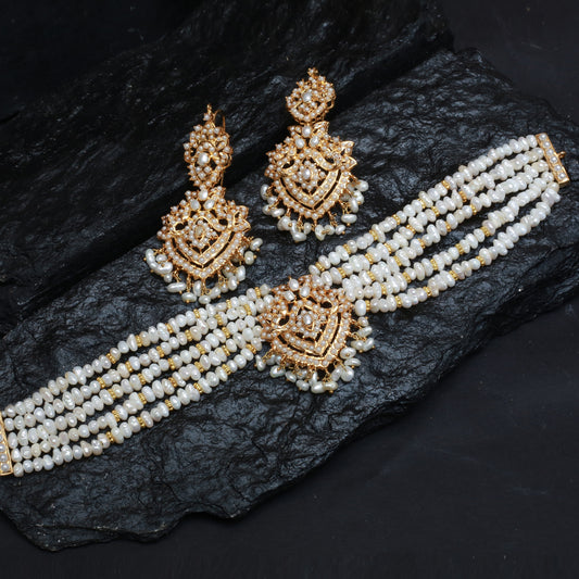 Choker Set With Earrings