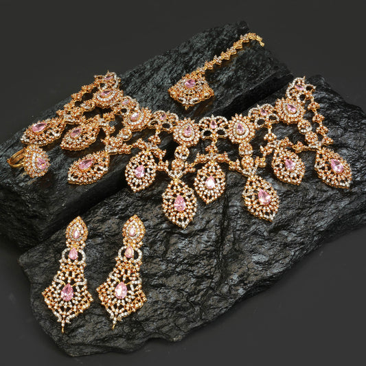 Necklace Set Wth Earring and Tika,Ring