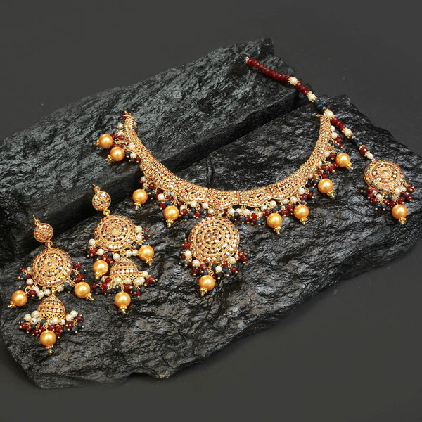 Necklace Set With Earring and Tika.