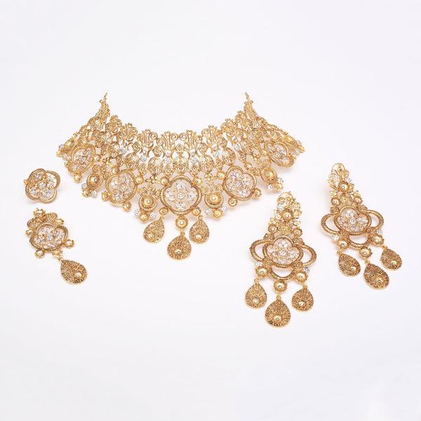 Necklace Set With Earrings