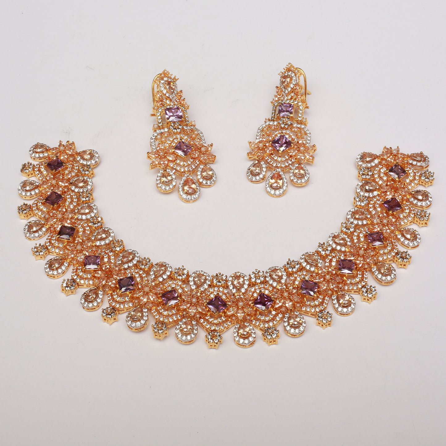 Necklace Set With Earrings