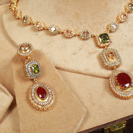 Pendent Set With Earning
