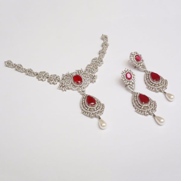 Necklace Set With Earrings