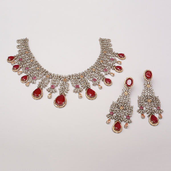 Necklace Set With Earrings