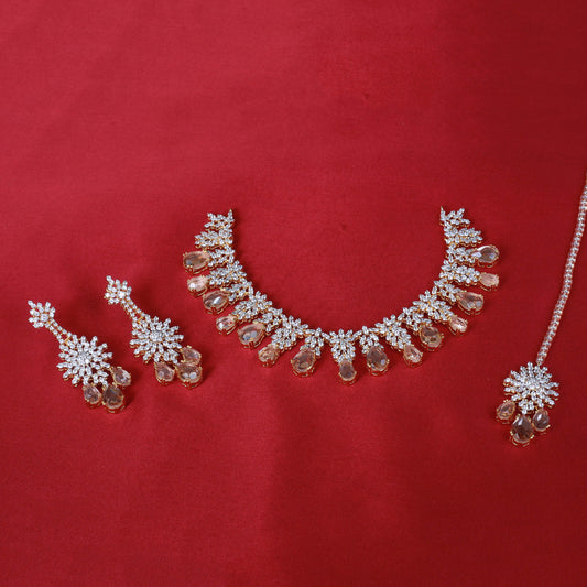 Necklace Set with Earrings , TIka