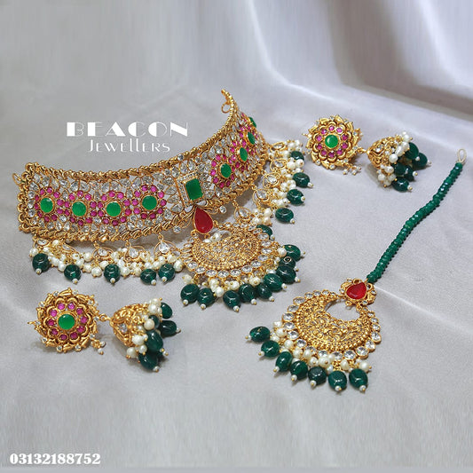 Necklace Set With Earrings Tika