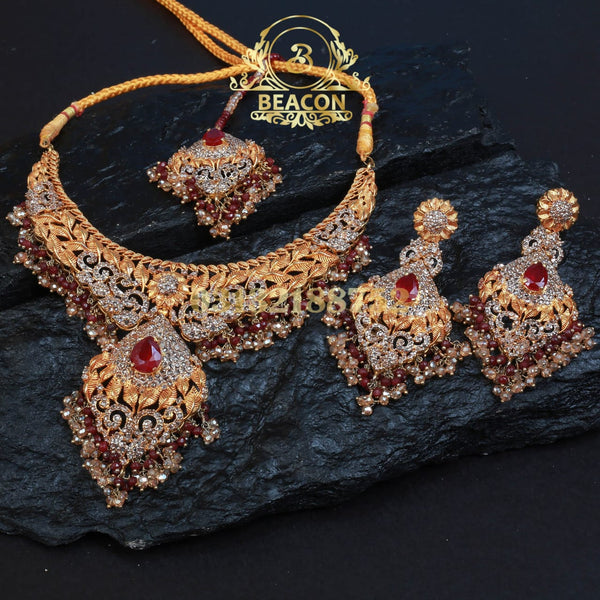 Necklace Set With Earring and Tika