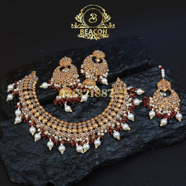 Necklace Set With Earring and Tika