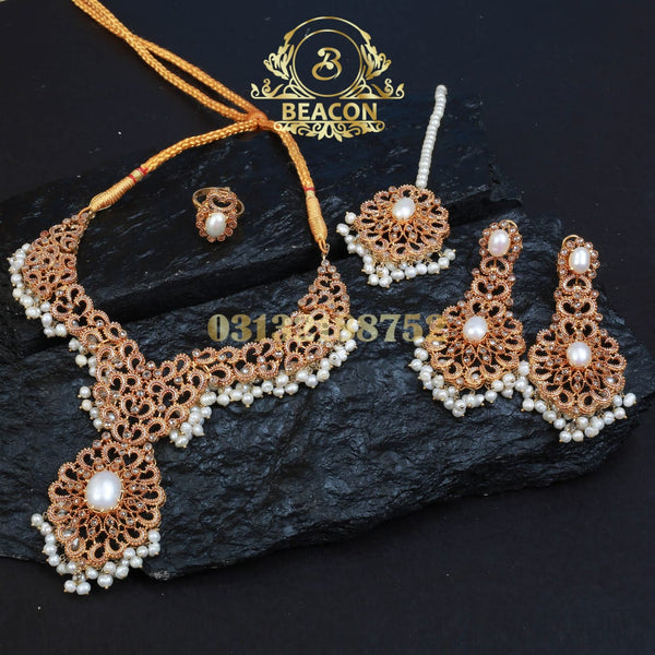 Necklace Set With Earning ,Tika ,Ring