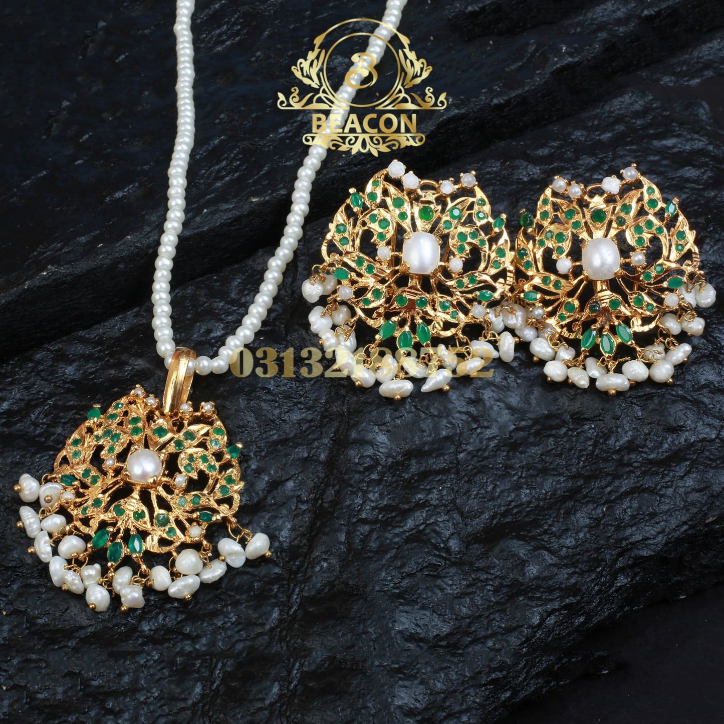 Pendent Set With Earring