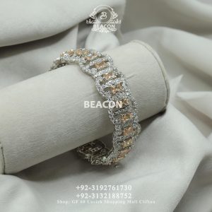 Alternative view of Diamond Style Bangles