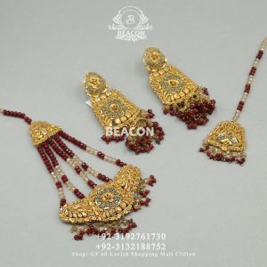 Teeka, Jhumar, Mathapatti & Earrings