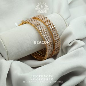 Alternative view of Diamond Style Bangles